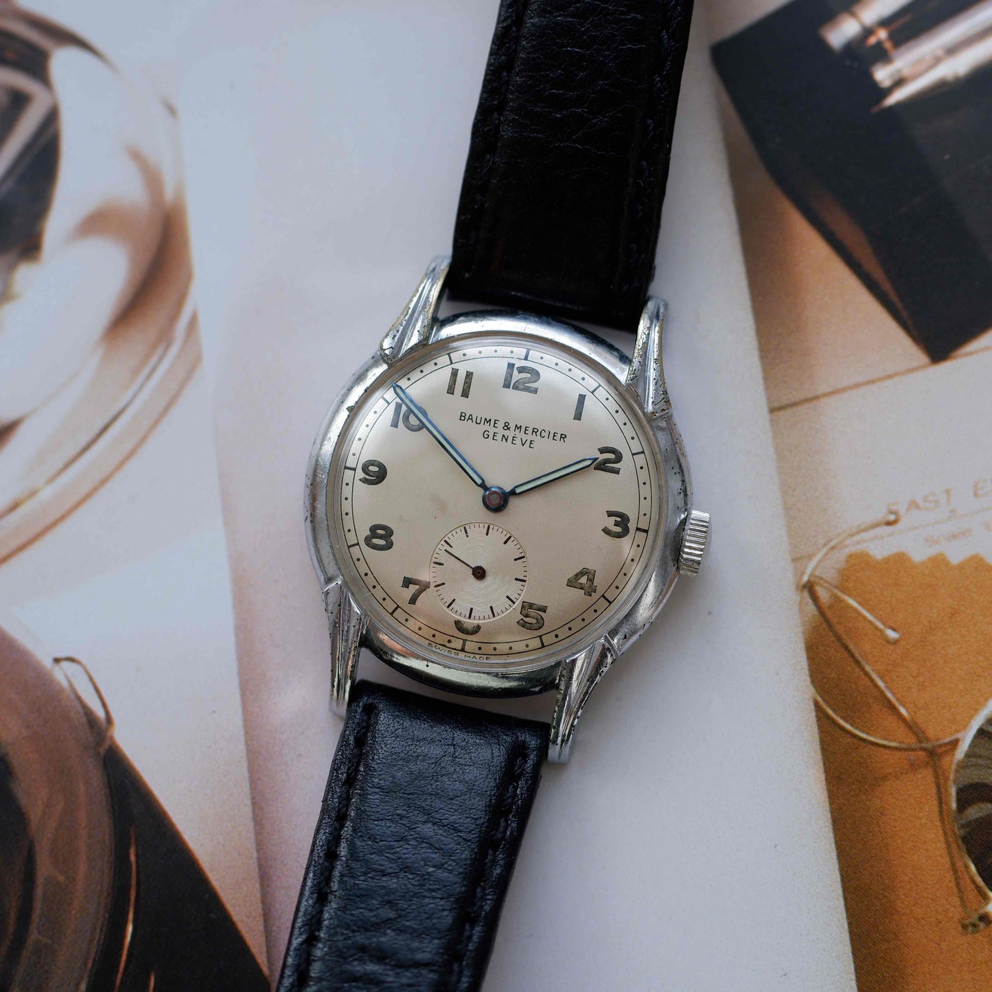Vintage Baume & Mercier 40s Small Seconds Mid Century Manual Wind