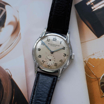 Vintage Baume & Mercier 40s Small Seconds Mid Century Manual Wind