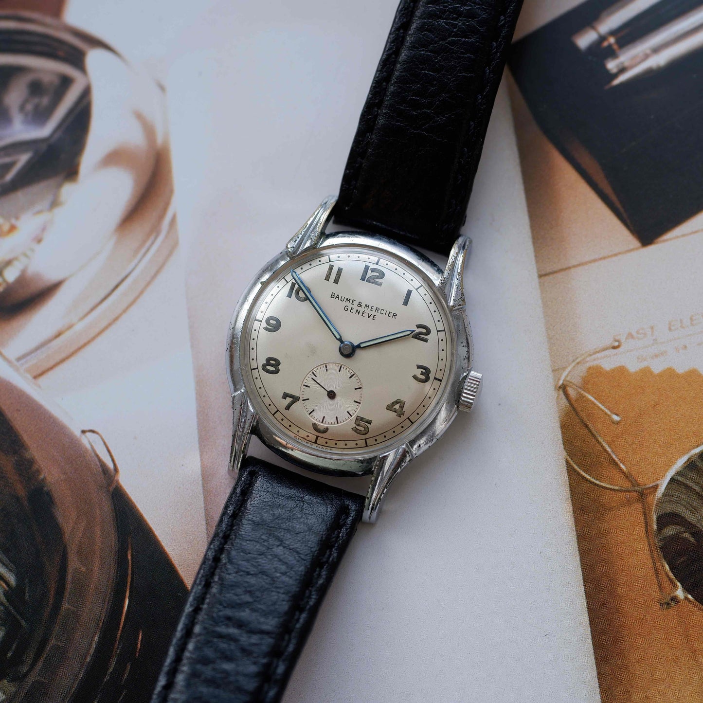 Vintage Baume & Mercier 40s Small Seconds Mid Century Manual Wind