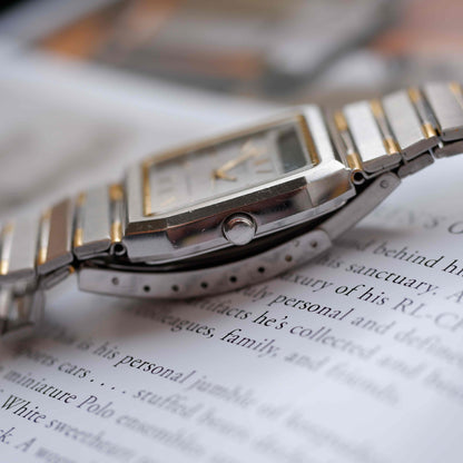 Vintage Seiko AnaDigi Quartz Two Tone Gold from the 80s