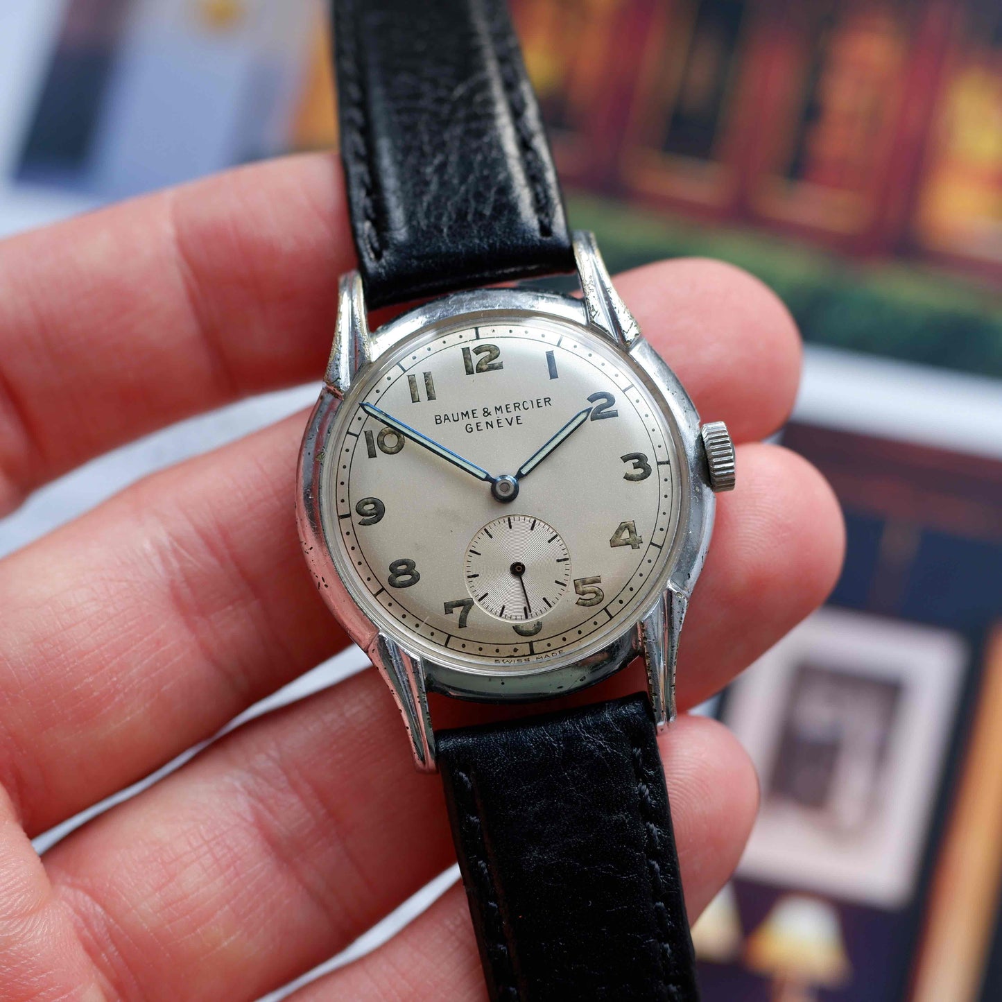 Vintage Baume & Mercier 40s Small Seconds Mid Century Manual Wind