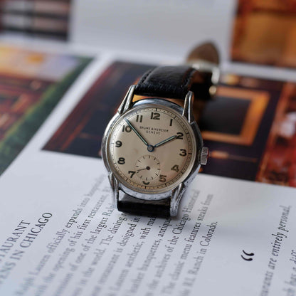 Vintage Baume & Mercier 40s Small Seconds Mid Century Manual Wind