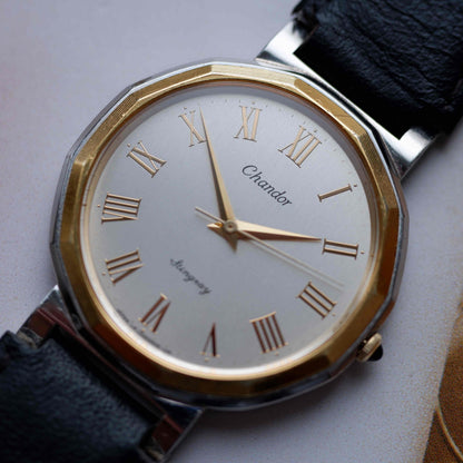 Vintage Orient Chandor Stingray 80s Two-Tone Golden Dial