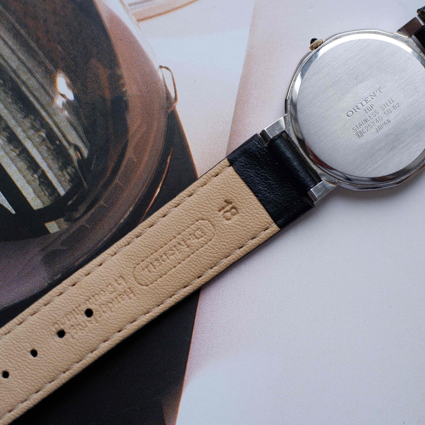 Vintage Orient Chandor Stingray 80s Two-Tone Golden Dial