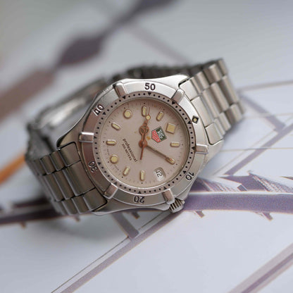 Vintage Tag Heuer Professional 2000 Ref. WE1211-R Date Quartz 90s
