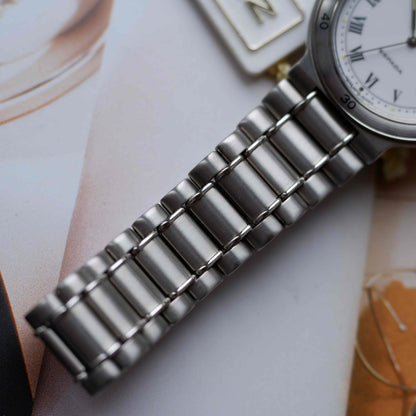 Vintage Zenith Espada White Roman Dial Quartz from the 90s - NOS