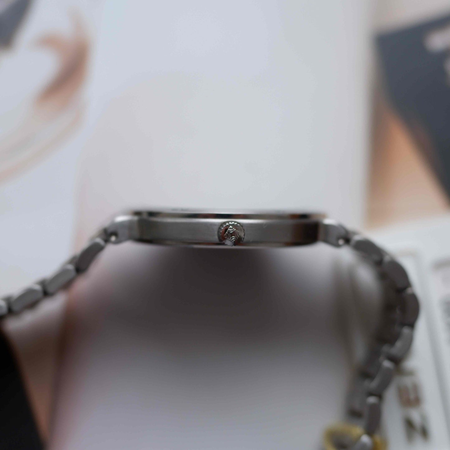 Vintage Zenith Espada White Roman Dial Quartz from the 90s - NOS