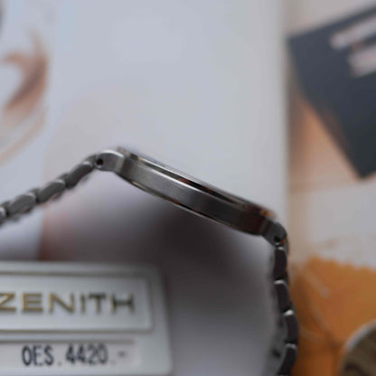 Vintage Zenith Espada White Roman Dial Quartz from the 90s - NOS