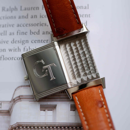 Vintage Jaeger-LeCoultre Reverso Ref.250.8.08 White Sunburst Dial 90s Quartz