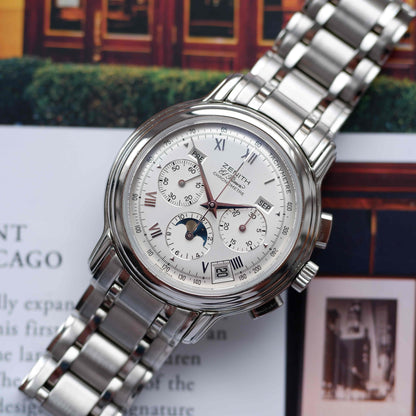 Zenith Chronomaster El Primero Ref. 02.0240.410 Full Calendar Moonphase Chronograph MINT