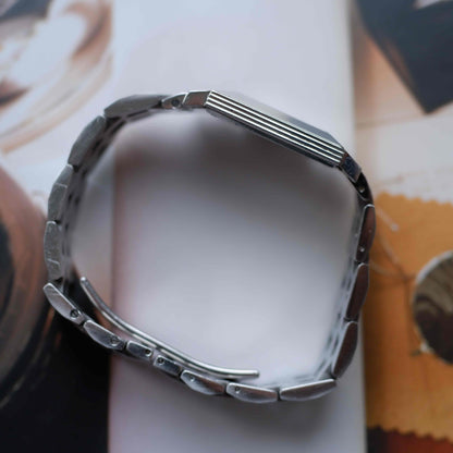 Vintage Dior Monsieur Square Stripe Dial 90s Arabic Numerals Quartz