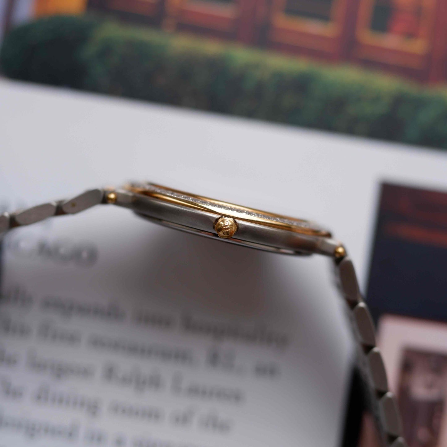 Vintage Maurice Lacroix Midnight Blue Dial 90s Two Tone Golden - NOS