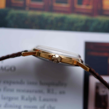 Vintage Timex Golden 60s Minimalist Mechanical Dress Watch