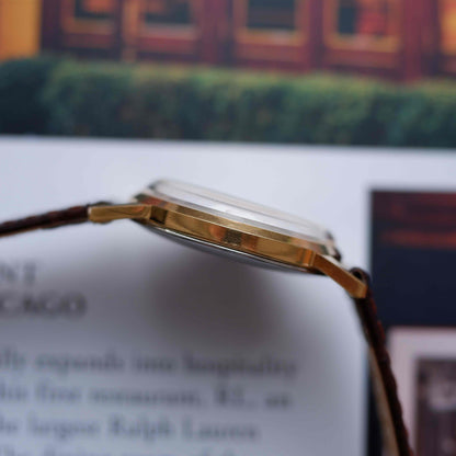 Vintage Timex Golden 60s Minimalist Mechanical Dress Watch