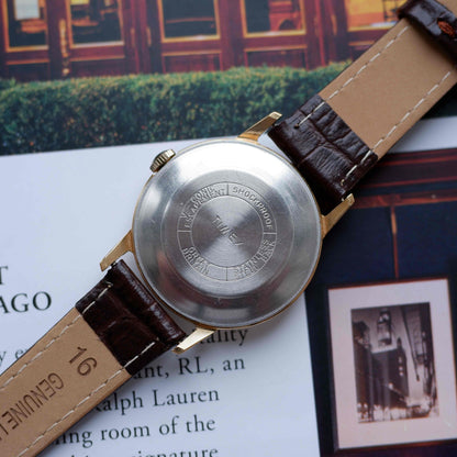 Vintage Timex Golden 60s Minimalist Mechanical Dress Watch