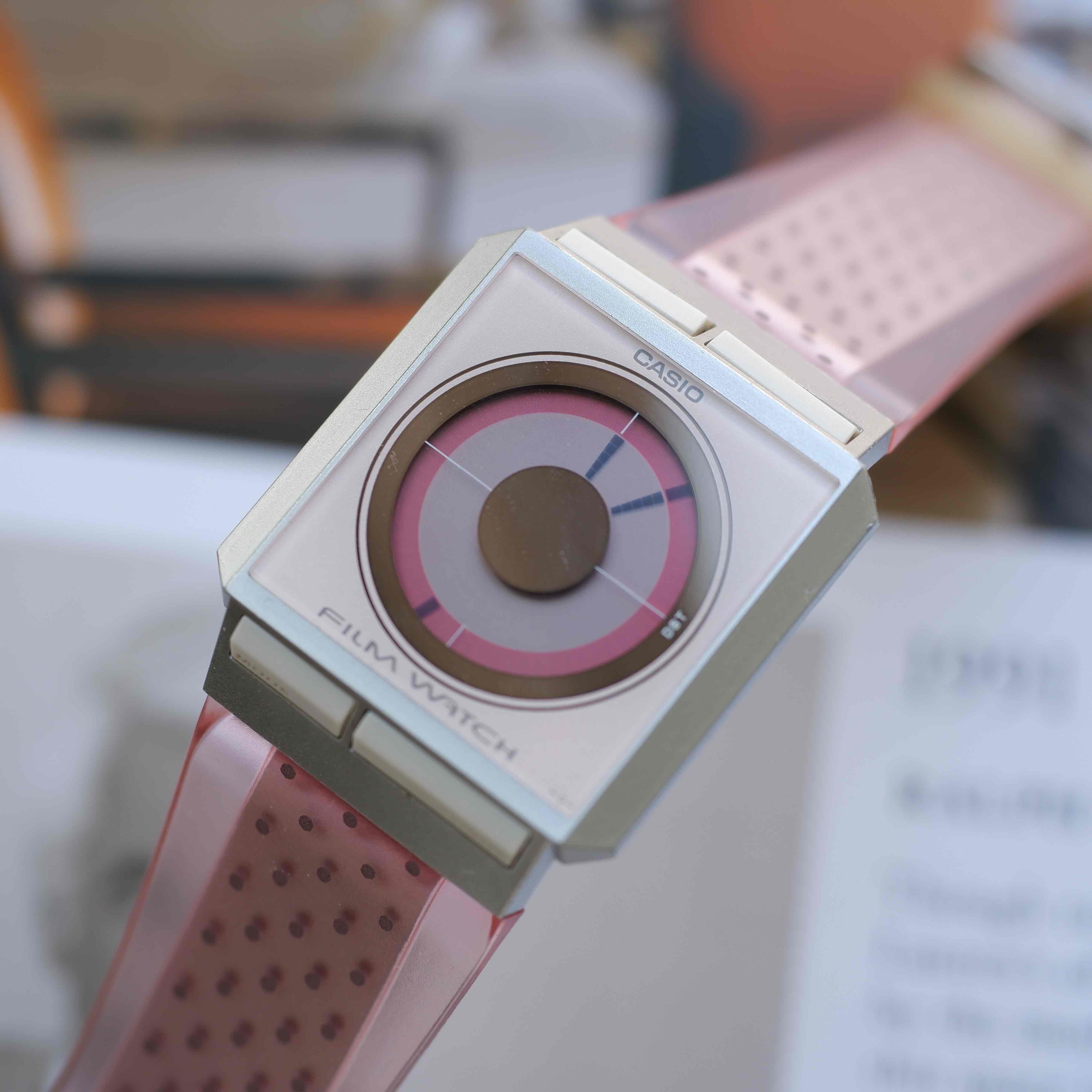 Vintage Casio Film Watch FS-02 Pink from the 90s Mint – Phil & Phil's