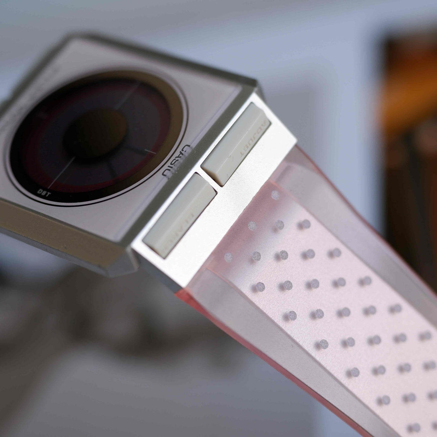 Vintage Casio Film Watch FS-02 Pink from the 90s Mint