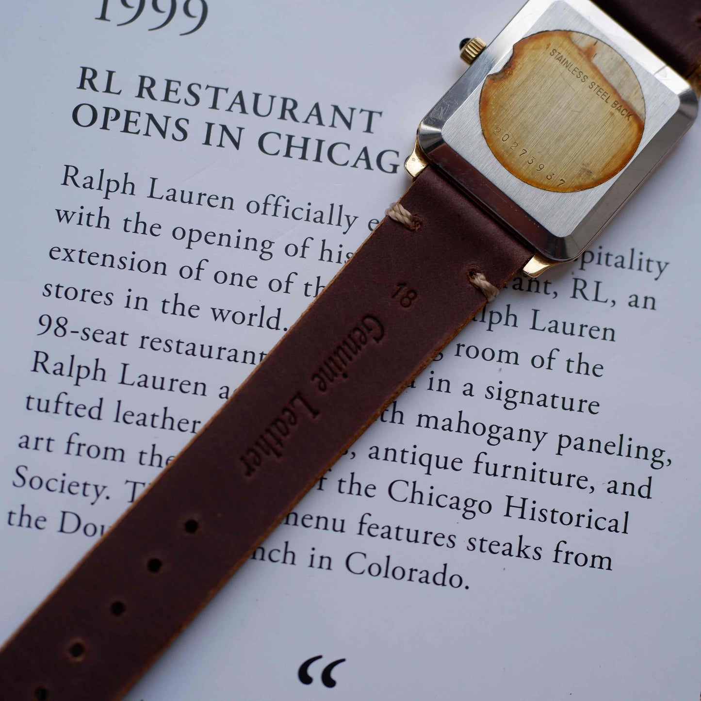 Vintage Longines Mechanical 70s Tank Gold Linen Dial Swiss