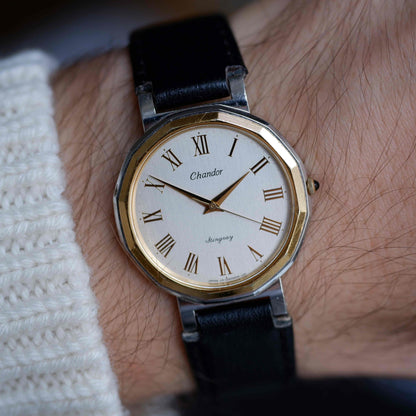 Vintage Orient Chandor Stingray 80s Two-Tone Golden Dial