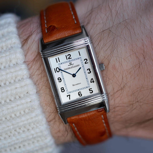 Vintage Jaeger-LeCoultre Reverso Ref.250.8.08 White Sunburst Dial 90s Quartz