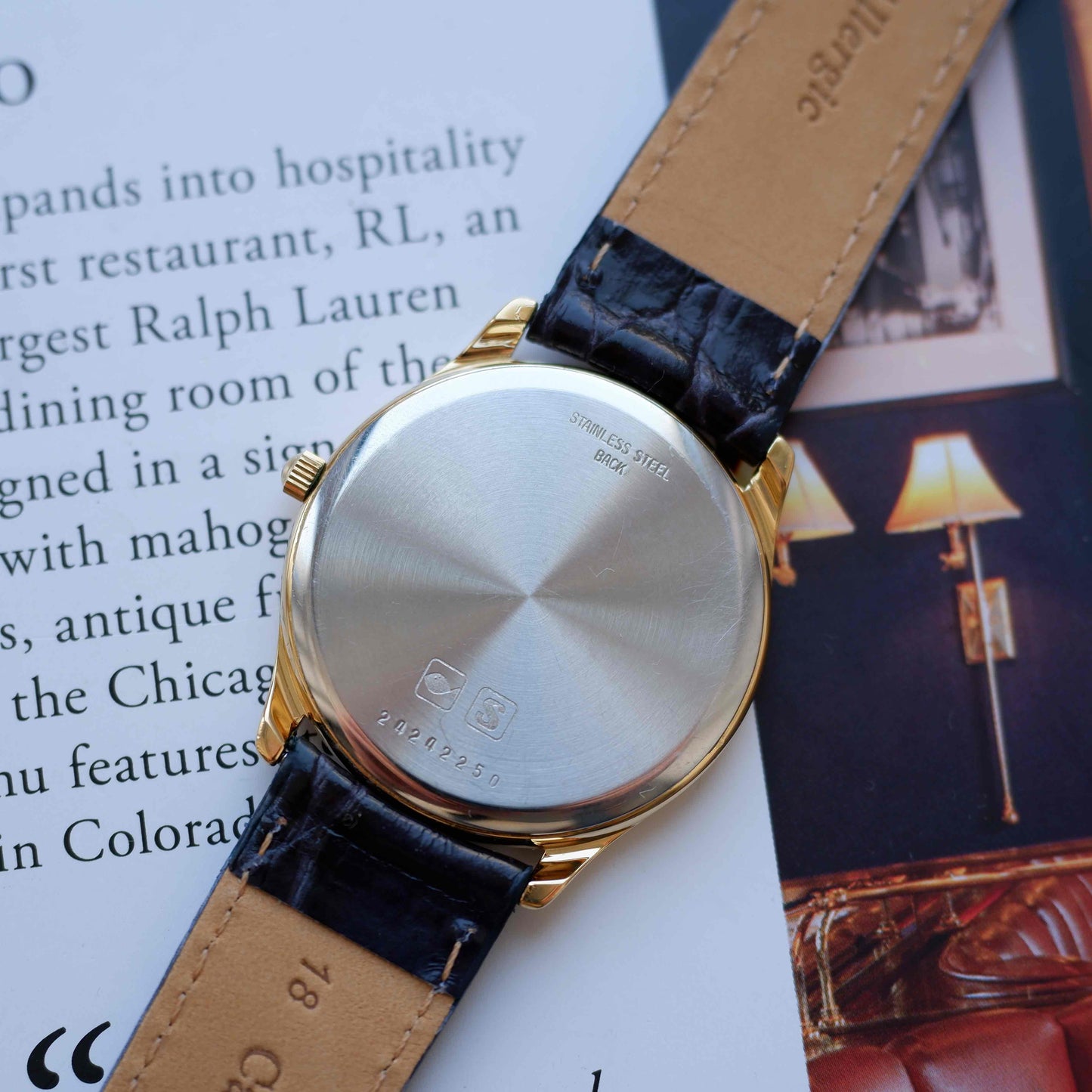 Vintage Longines Dress Watch Ultra Thin 80s White Roman Dial - MINT