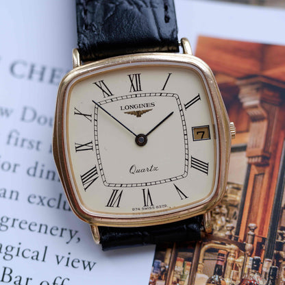 Vintage Longines L974.2 Dress Watch 70s Ultra Thin Gold Plated