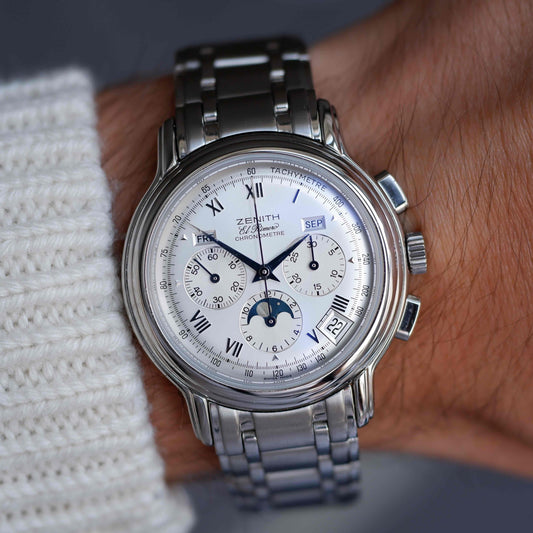 Zenith Chronomaster El Primero Ref. 02.0240.410 Full Calendar Moonphase Chronograph MINT