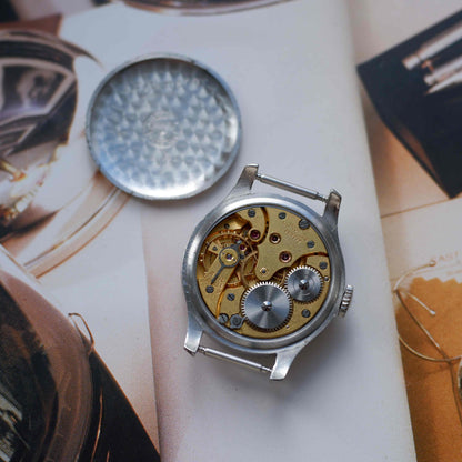 Vintage Longines 1945 Cal. 12.68N Calatrava Style Creamy Roman Dial