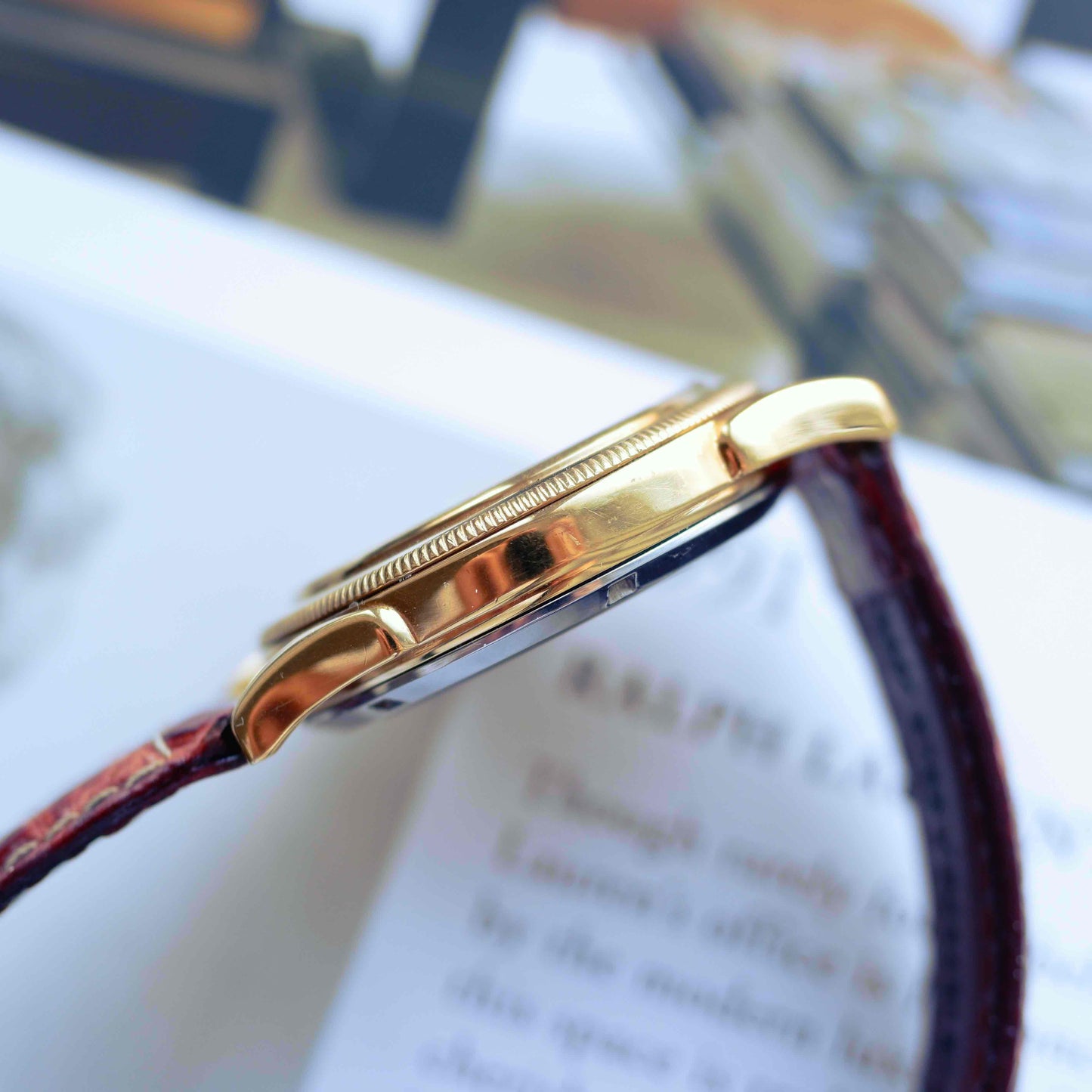 Vintage Pryngeps Automatic Italien Day-Date Watch 90s Gold Roman Dial 25 Jewels