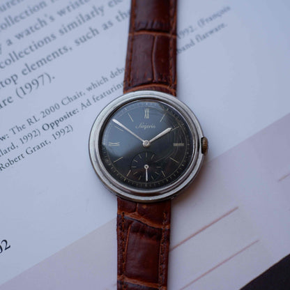 Vintage Siegerin Disco Volante Small Seconds Mechanical 30s Black Factory Roman Dial