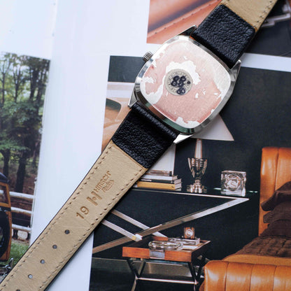 Vintage Omega Constellation Black Stella Dial 80s Quartz – MINT