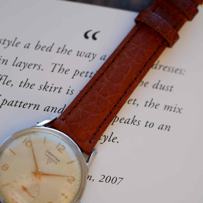 Vintage Certina Vainqueur Watch 50s Small Seconds Manual Wind Swiss Made