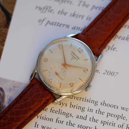 Vintage Certina Vainqueur Watch 50s Small Seconds Manual Wind Swiss Made