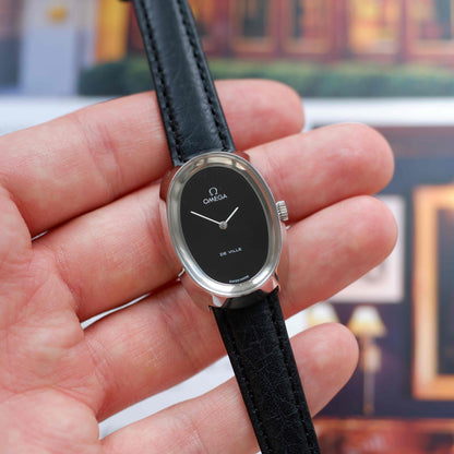 Vintage Omega De Ville Onix Dial Mid Size 70s Mechanical - NOS