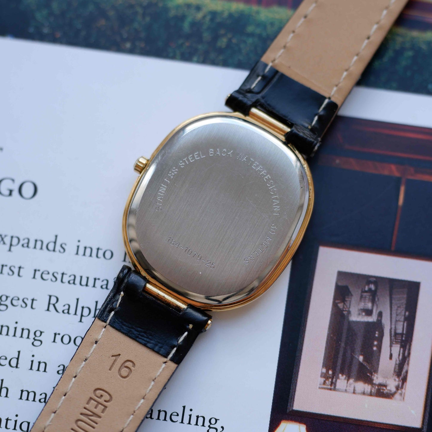 Vintage Certina Vendôme Lugs Watch 80s Gold Quartz Roman Dial