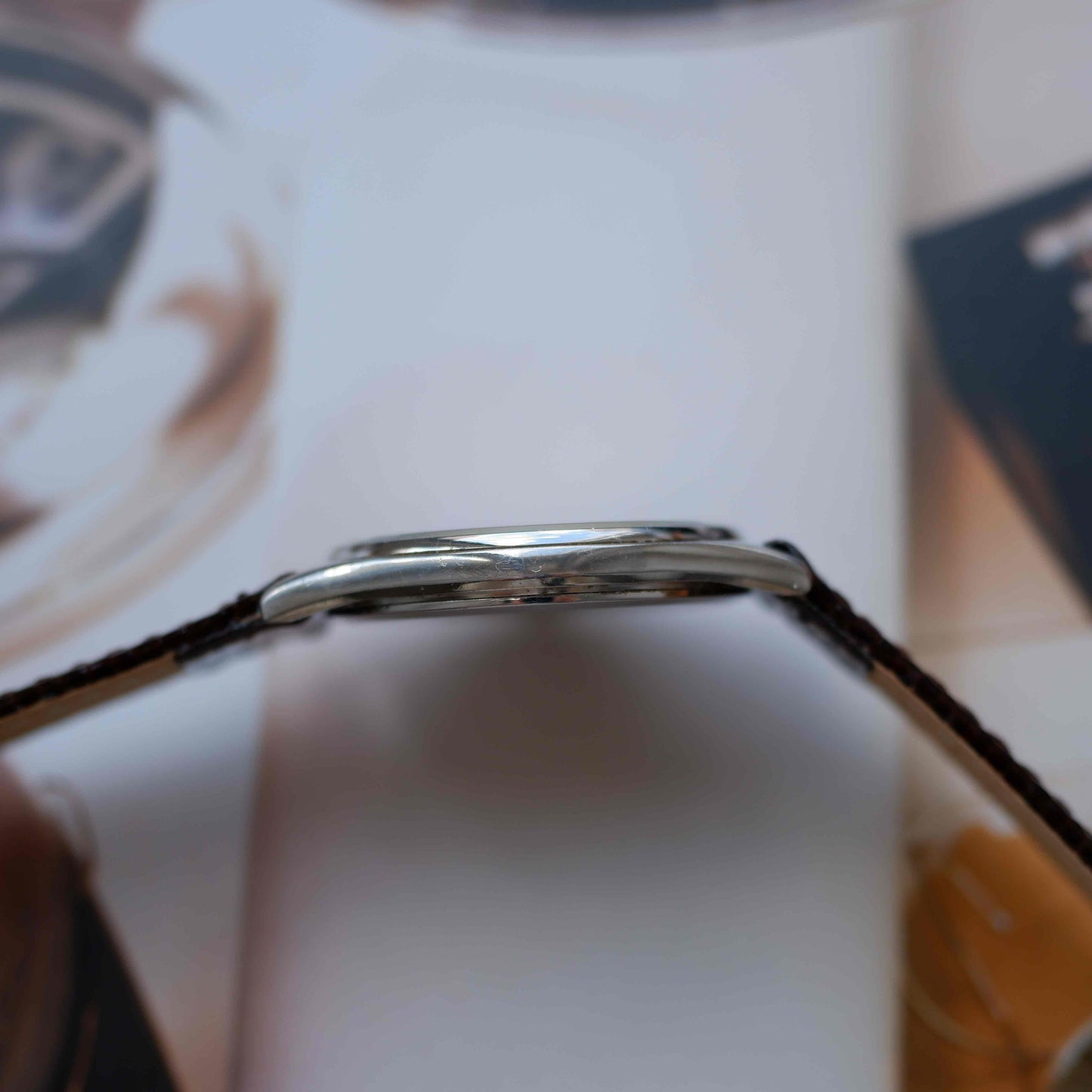 Vintage Seiko Dress Watch 90s Silver White Dial Quartz