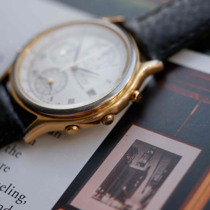 Vintage Seiko Chronograph Ref. 7T32.6A50 Alarm Quartz from the 80s