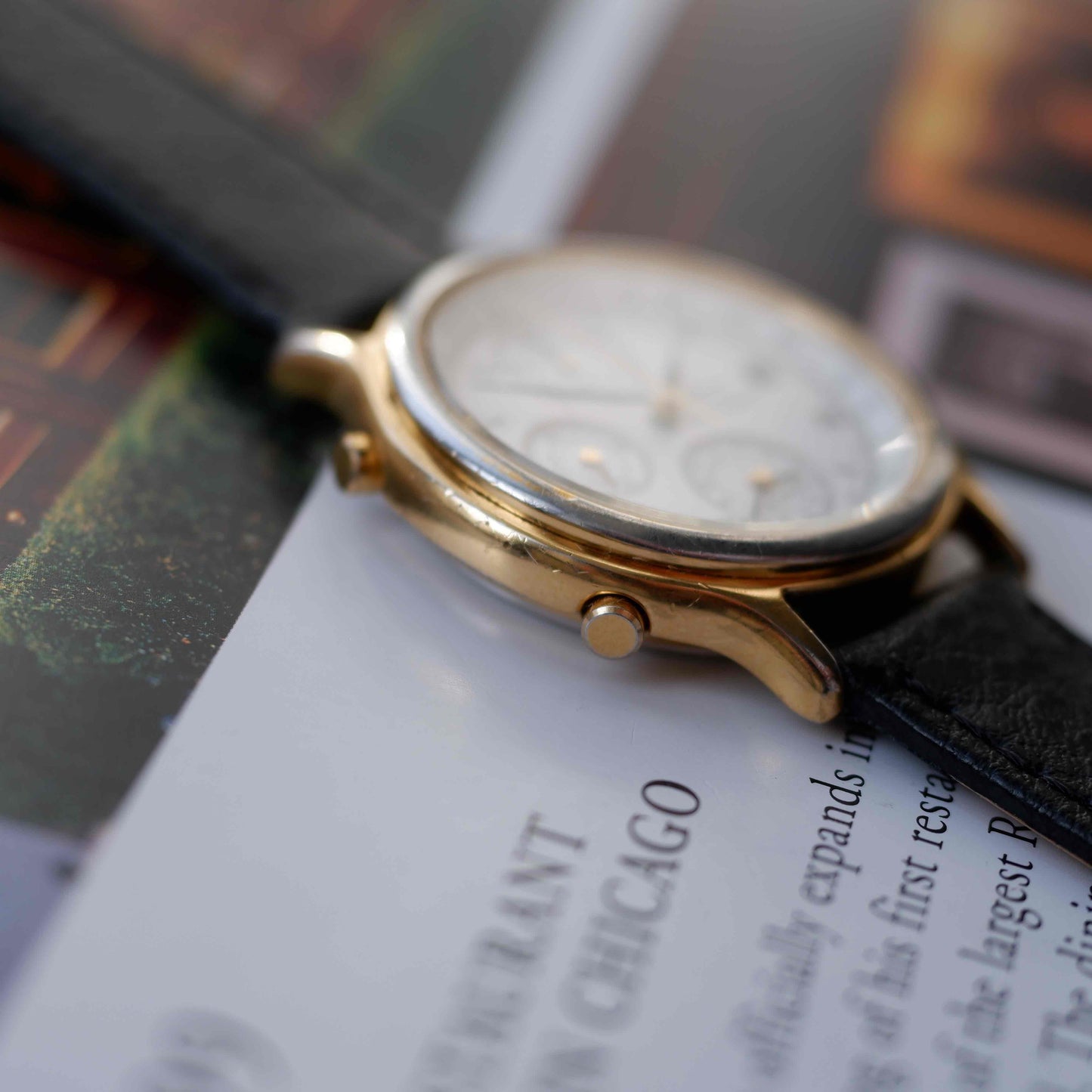 Vintage Seiko Chronograph Ref. 7T32.6A50 Alarm Quartz from the 80s