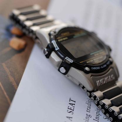 Vintage Timex Atlantis Indiglo 90s Digital Watch NOS