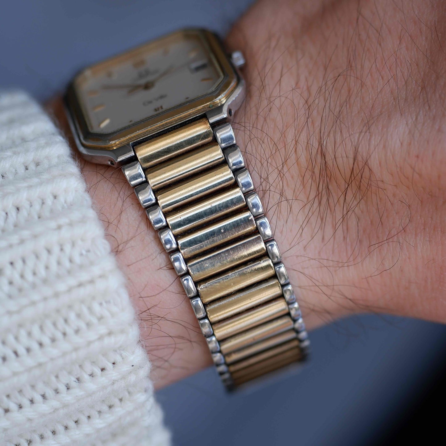 Vintage Omega DeVille Quartz from the 80s Two Tone