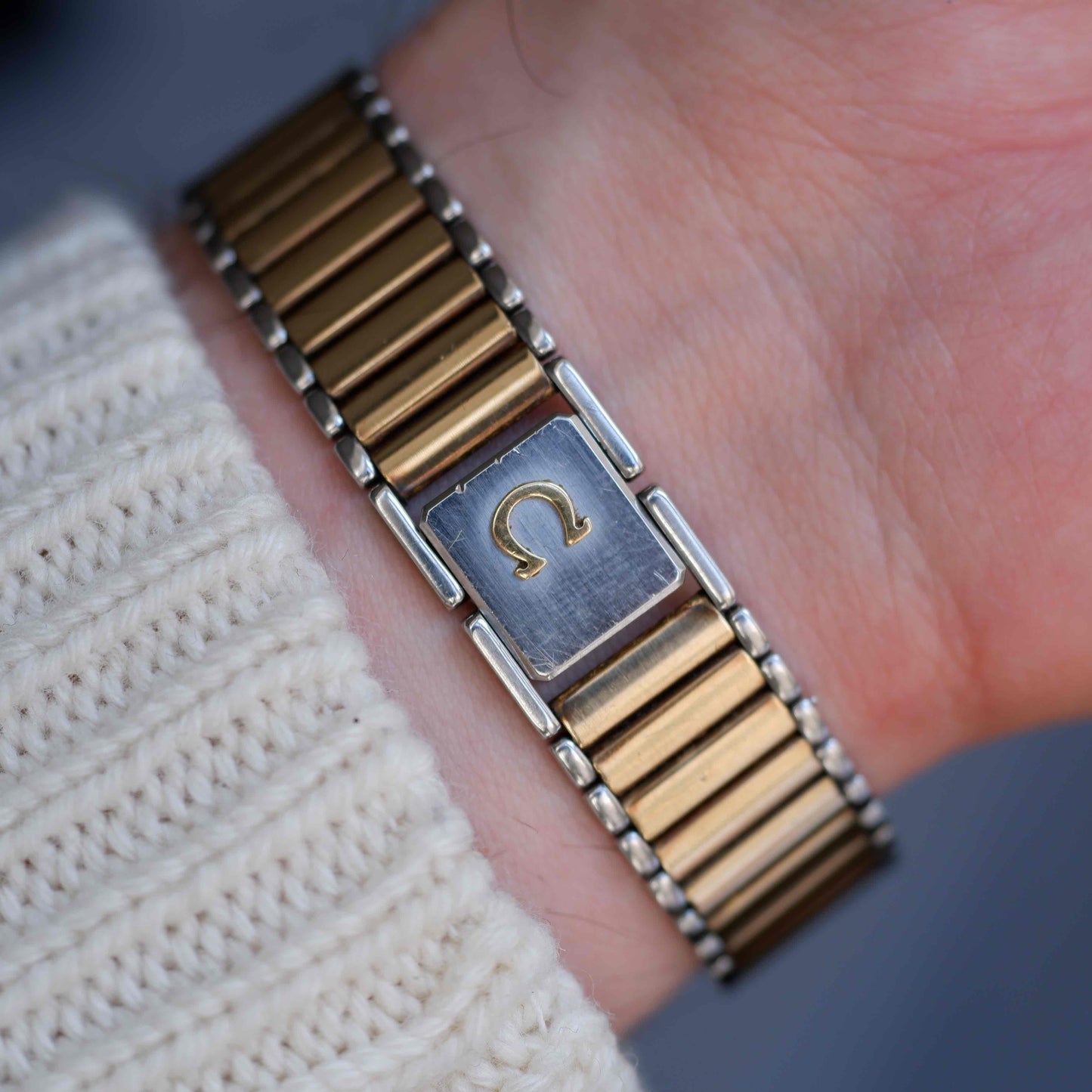 Vintage Omega DeVille Quartz from the 80s Two Tone