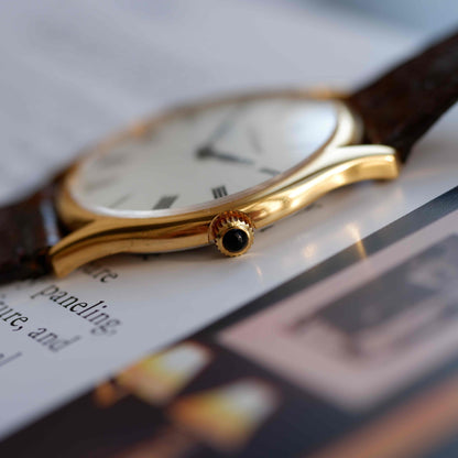Vintage Emile Pequignet Mechanical 80s Golden Ultra Slim Mint
