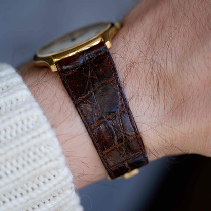 Vintage Emile Pequignet Mechanical 80s Golden Ultra Slim Mint