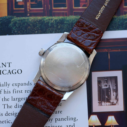 Vintage Longines Grand Prize Silver Sunburst Dial Automatic 60s