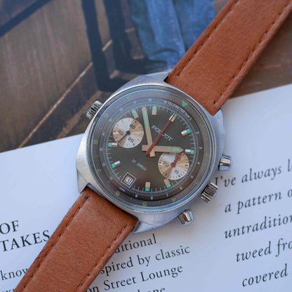 Vintage Poljot Chronograph Telemeter Dial 23 Jewels Mechanical 70s