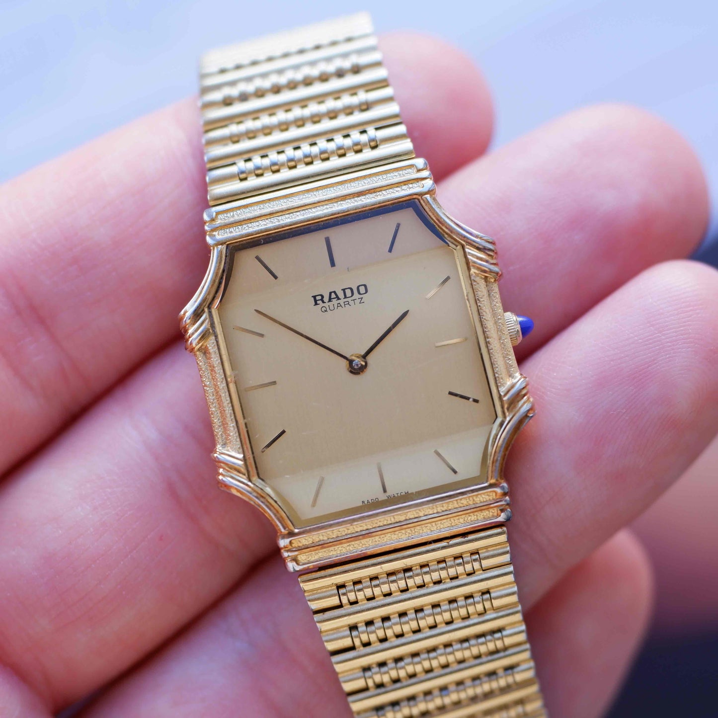 Vintage Rado Champagne Dial Quartz from the 70s