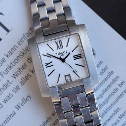 Vintage Tissot Tank Style Ref. L860/960K Roman Dial from the 90s