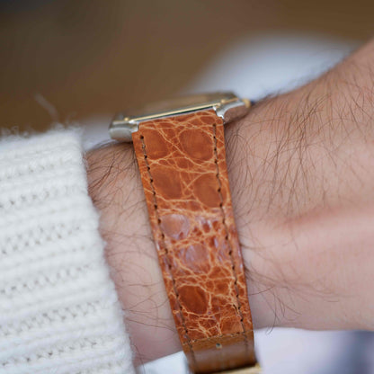 Vintage Bulova Longchamp 80s Sparkling Champagne Dial Octagonal Case NOS