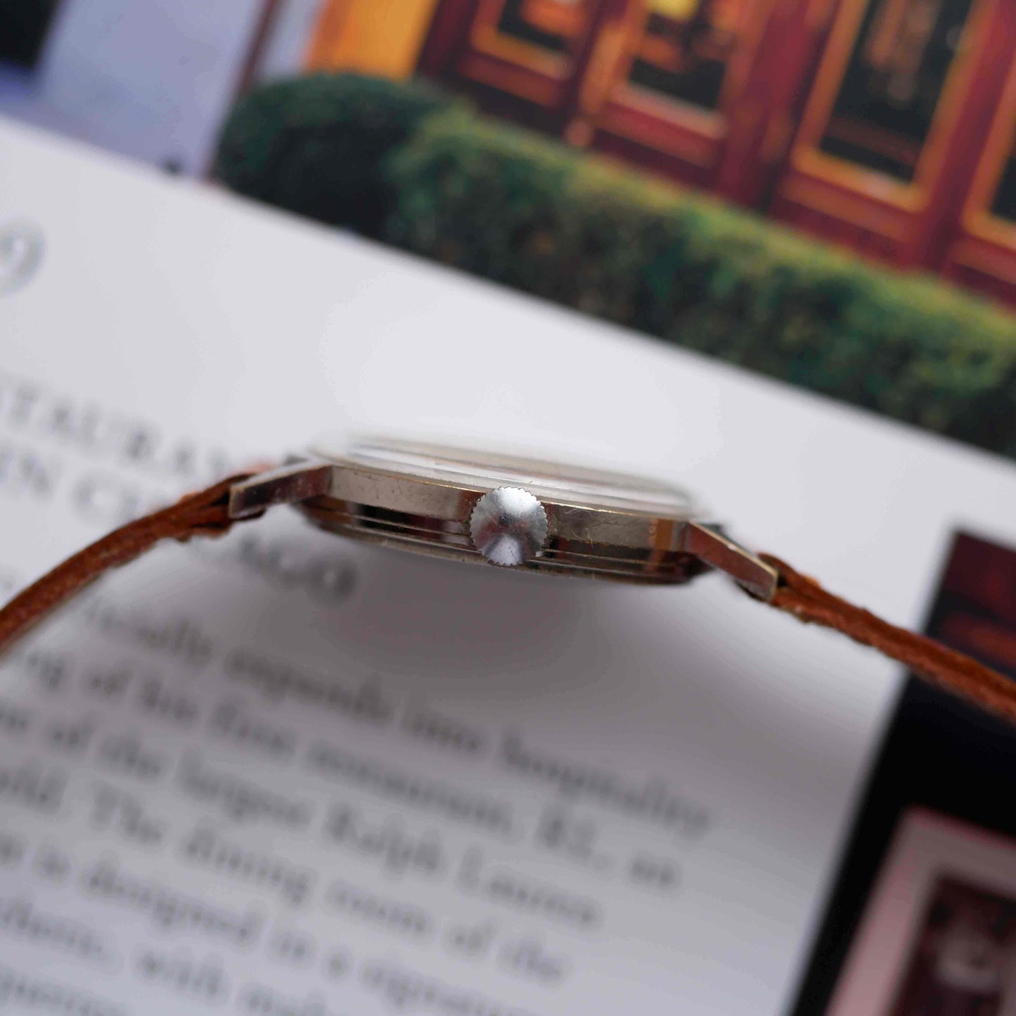 Vintage Alsi Suisse Automatic Watch 60s Sunburst Silver Dial Date