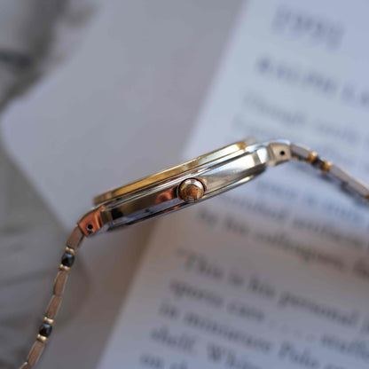 Vintage Seiko Ref. 7F39-6000 Two-Tone Day Date & Moon Phase